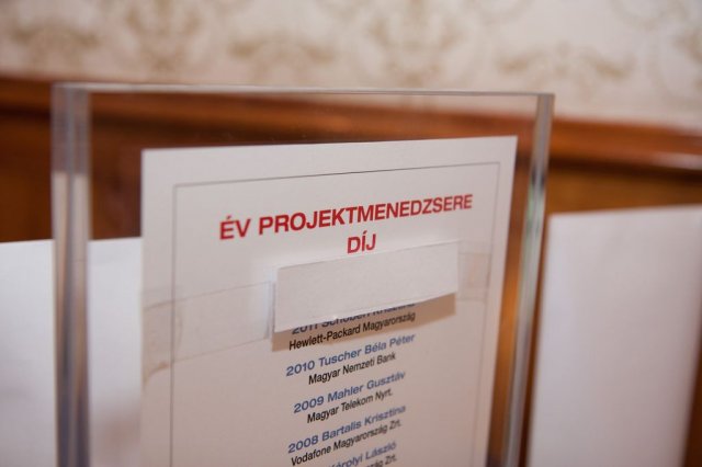 	Év Projektmenedzsere Díj átadó ünnepség 2012